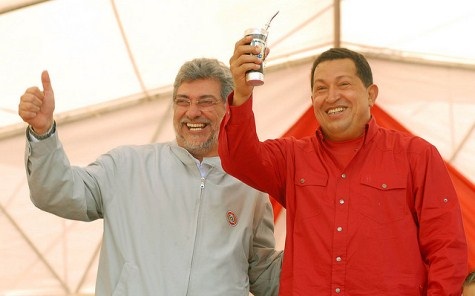 Lugo und Chavez - zusammen in San Pedro (Flickr)