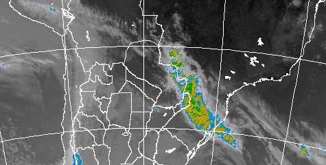 Aktuelle Satellitenaufnahme (08.30 Uhr, 17.08.11)