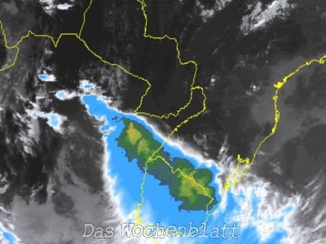 Kommendes Unwetter (meteorologia.gov.py)
