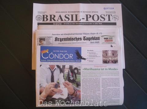 Brasil-Post, Argentinisches Tageblatt und Condor, Chile