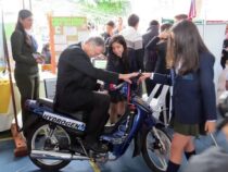 Motorrad mit Wasserstoff-Antrieb