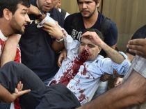 Während der Kongress brennt wird das Viadukt eingeweiht