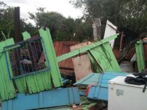 Blitz tötet eine Frau