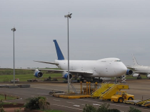 Eine Boeing 747 ist frei