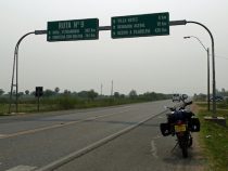 Reparatur der Transchaco Route hat begonnen