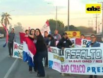 Transchaco Route von Demonstranten gesperrt