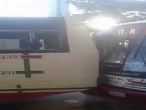 Linienbusfahrer in Handschellen