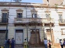 Verlassene Gebäude vor der Enteignung