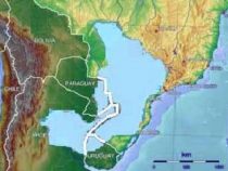 Die Plünderung von dem Wasser in Südamerika