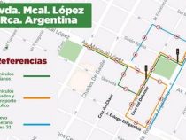 Kreuzung Mcal. López und San Martín: Links abbiegen ab Dienstag verboten