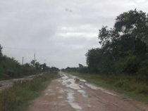 Chaco: Aufgrund von Starkregen Straßen gesperrt