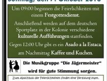 Deutsche Kolonie Sudetia feiert ihr 85-jähriges Bestehen