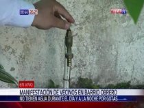Seit drei Monaten haben Bewohner in Asunción kein Wasser zur Verfügung