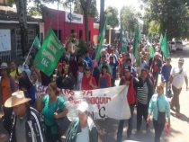 750 Campesinos demonstrieren in Caaguazú und Villarrica