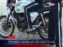 Badeschlappen sind tabu beim Motorradfahren
