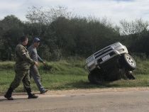 Chaco: Unglückliches Manöver endet im Seitengraben