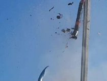 Rakete explodiert beim Start
