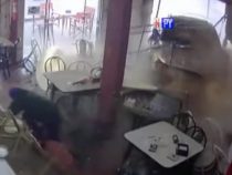 Trotz Parkplatz vor dem Lokal ins Restaurant gefahren