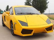 Chinesische Renner mit Lamborghini Emblem