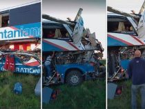 In Asunción losgefahren: Schwerer Busunfall in Argentinien