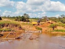 Umweltkatastrophe droht: Flusswasser abgezweigt