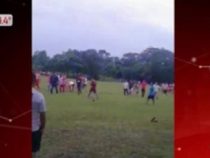 Massenschlägerei bei Fußballpartie