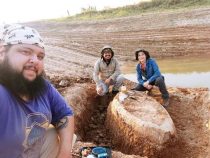 Chaco: Beim Ausheben eines Teiches auf Fossil getroffen