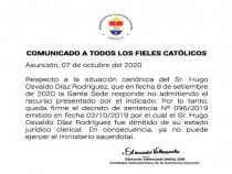Papst bestätigt Exkommunikation eines Priesters aus Paraguay
