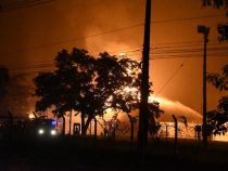 Großbrand im Petropar-Lager