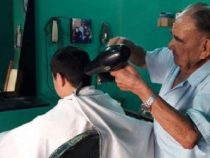 92 Jahre und noch mit Leidenschaft Friseur