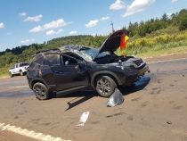 Herabfallende Sojabohnen lösen Unfall aus