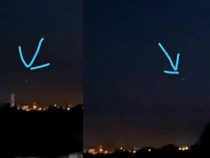 UFO-Sichtung am Nachthimmel in Paraguay