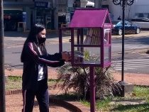 Eine “Bibliothek der Straße“, die zum Lesen anregt