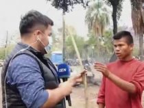HC-Journalist wollte Pfeil und Bogen von einheimischen Demonstranten kaufen