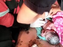 Eine Frau, die nicht wusste, dass sie schwanger war, brachte ihr Kind zu Hause zur Welt