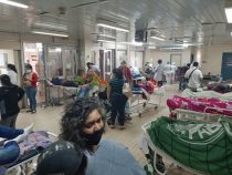 Nationales Krankenhaus “bis zur Decke“ mit Patienten belegt