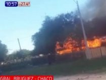 Chaco: Frau zündet ihr Haus an, während sie versucht, ein Wespennest zu verbrennen