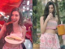 Miss Paraguay präsentiert traditionelle Streetfood im Land