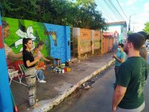 Wandmalereien verschönern das Viertel Chacarita