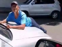 Aggressivität im Straßenverkehr: Einfach auf der Motorhaube mitgenommen