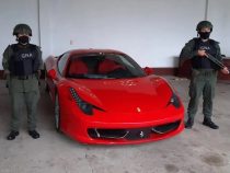 In Argentinien beschlagnahmter Ferrari: Laut Zoll wurde das Auto in Paraguay legal eingeführt