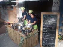 Deutscher, der Paraguay liebt, eröffnet wieder seinen Berliner Pfannkuchen Verkauf