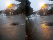 Das schwarze Loch in der Straße