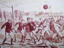 Das erste Fußballspiel in Paraguay