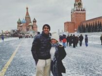 Schnee in Moskau