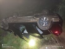 Schwerer Unfall wegen freilaufendem Rind auf der Fernstraße