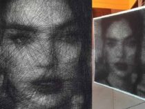 Fadenkunst: Portrait von Nadia Ferreira findet großen Anklang