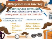 Vatertag am deutschen Sportplatz