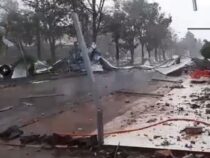 Schweres Unwetter beschädigt mehr als 80 Gebäude