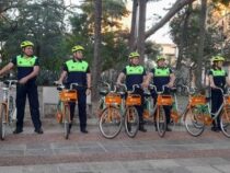 Mit dem Fahrrad auf Streife